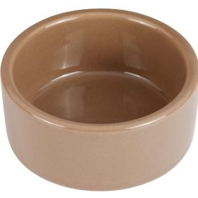 Ceramic Pet Hamster Bowl, Brown (Option: BROWN)
