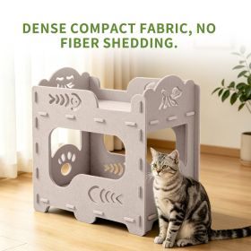 Only Self Pickup---Double Cat Bed (Option: White)